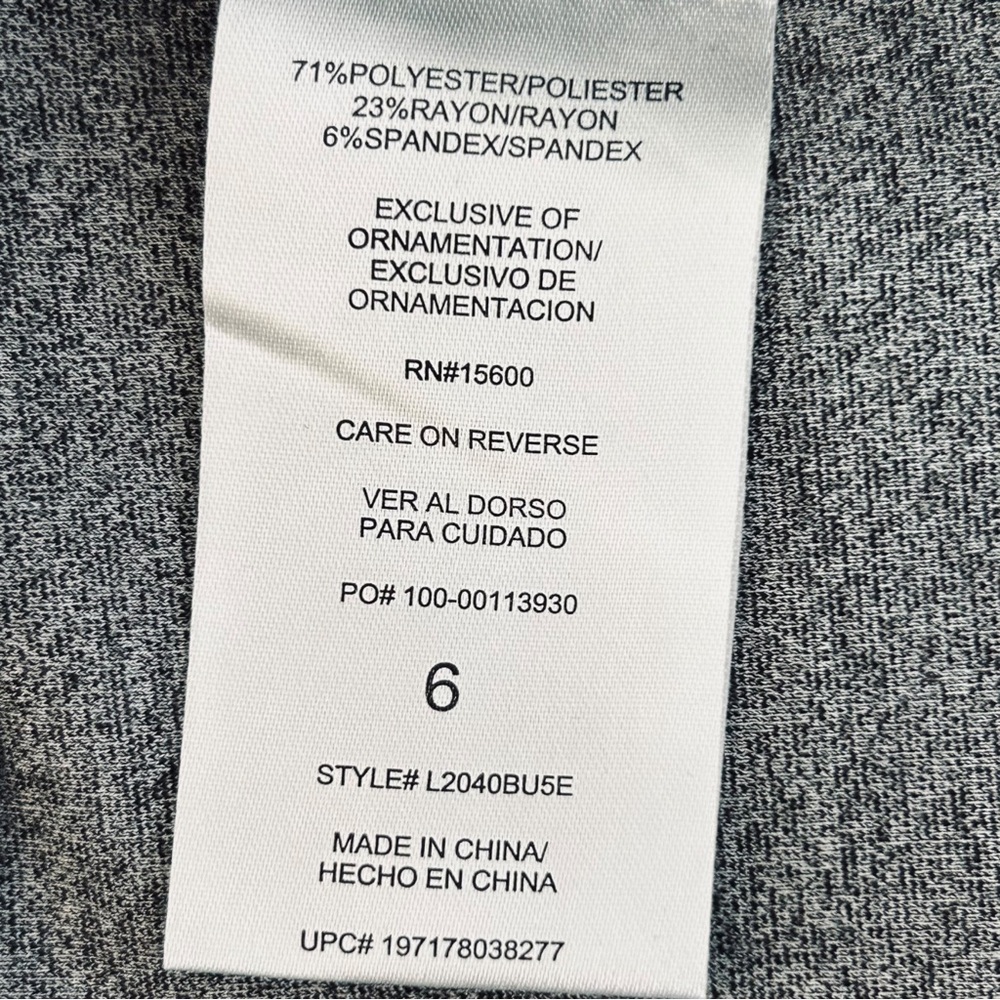4/$20 Wit & Wisdom Ab-Solutions Straight Leg Pants Size 6 Ankle Length - Picture 7 of 7